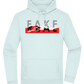 Fake Real Design - Premium Essential Unisex Hoodie_ARCTIC BLUE_front