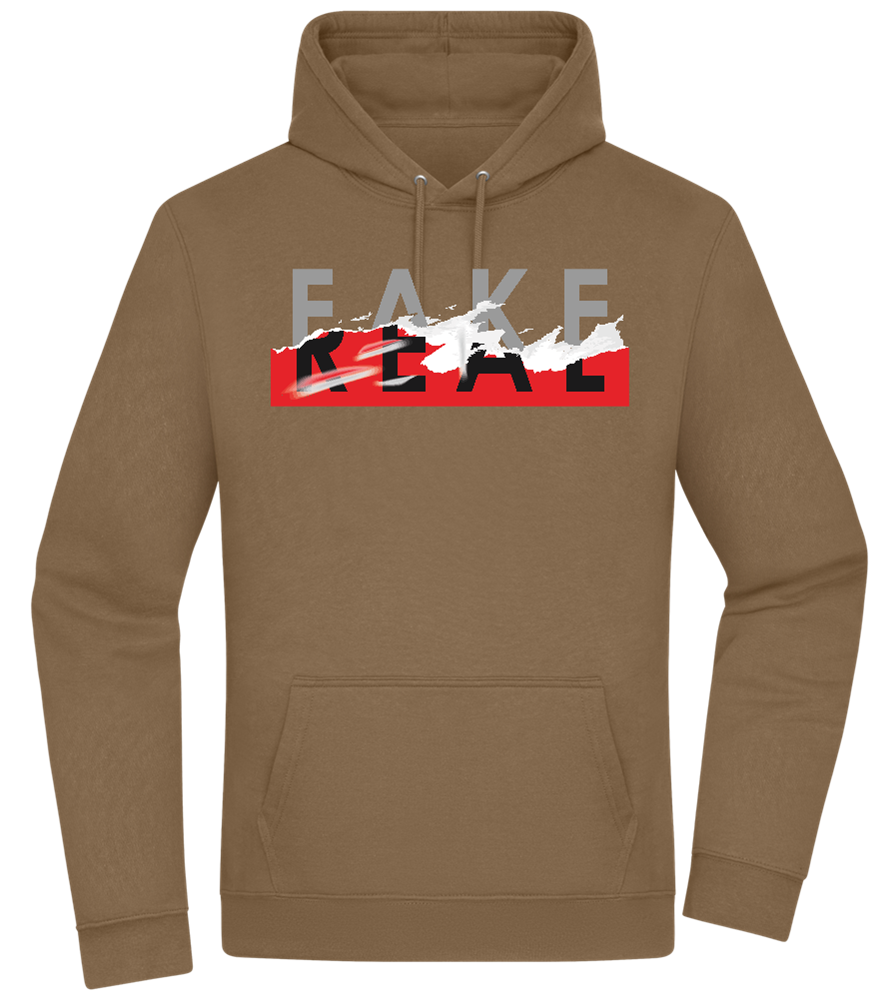 Fake Real Design - Premium Essential Unisex Hoodie_ARMY_front