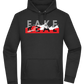 Fake Real Design - Premium Essential Unisex Hoodie_BLACK_front