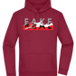 Fake Real Design - Premium Essential Unisex Hoodie_BORDEAUX_front