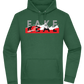 Fake Real Design - Premium Essential Unisex Hoodie_GREEN BOTTLE_front