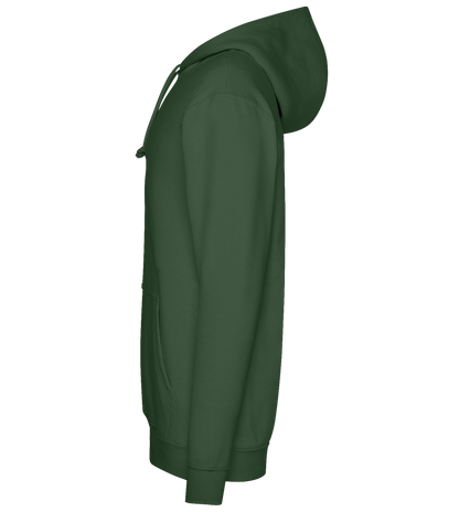 Fake Real Design - Premium Essential Unisex Hoodie_GREEN BOTTLE_left