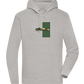 Retro F1 Design - Premium unisex hoodie_ORION GREY II_front