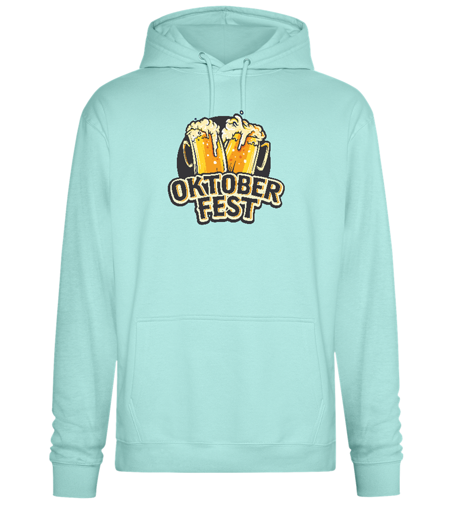 Oktoberfest Beers Design - Premium Essential Unisex Hoodie_ARCTIC BLUE_front