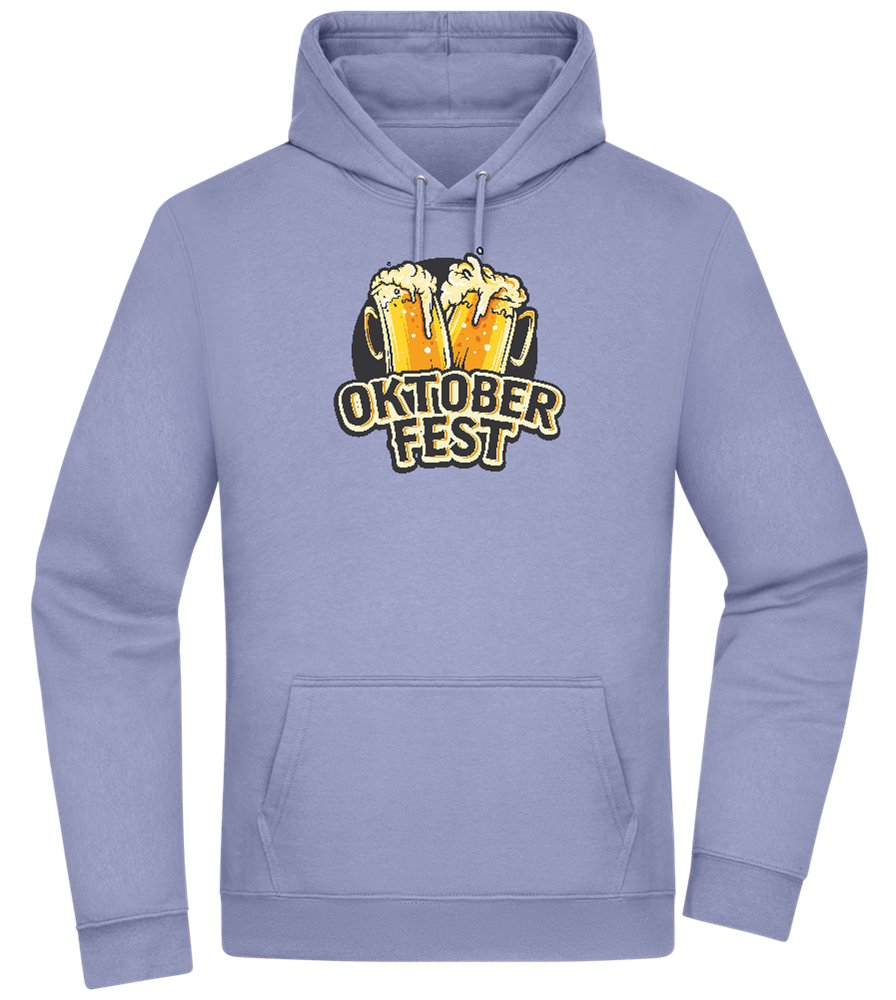 Oktoberfest Beers Design - Premium Essential Unisex Hoodie_BLUE_front