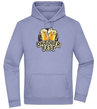 Oktoberfest Beers Design - Premium Essential Unisex Hoodie_BLUE_front