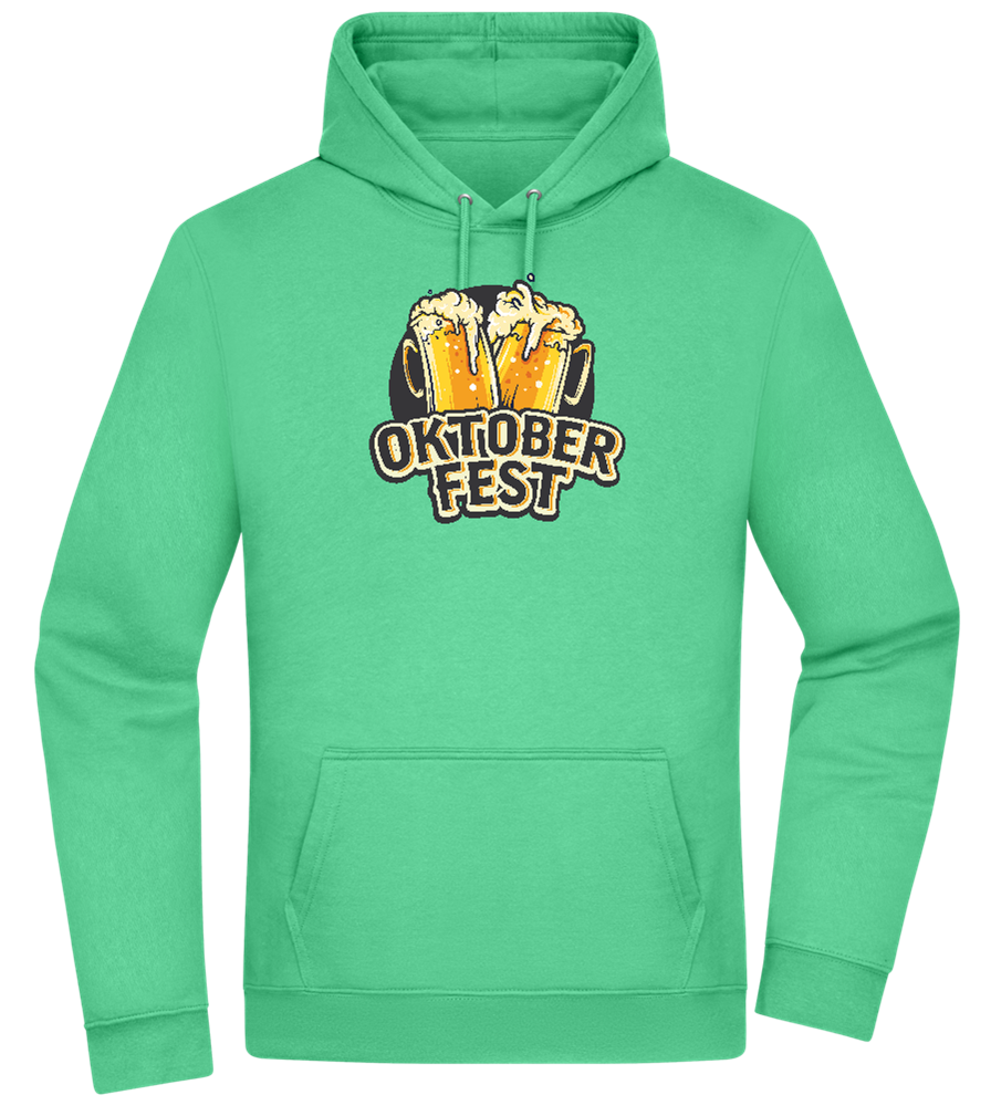 Oktoberfest Beers Design - Premium Essential Unisex Hoodie_SPRING GREEN_front