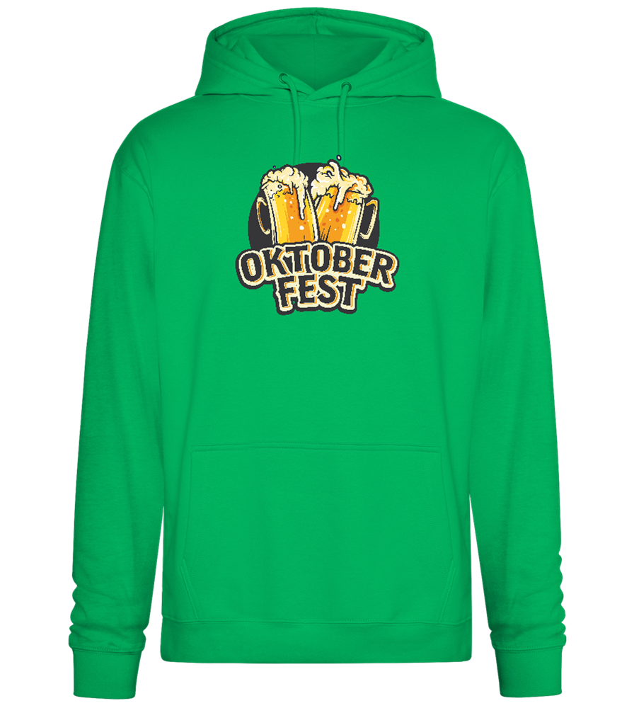 Oktoberfest Beers Design - Premium Essential Unisex Hoodie_SPRING GREEN_front