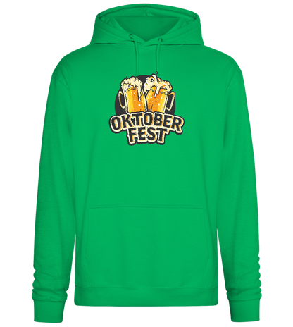 Oktoberfest Beers Design - Premium Essential Unisex Hoodie_SPRING GREEN_front