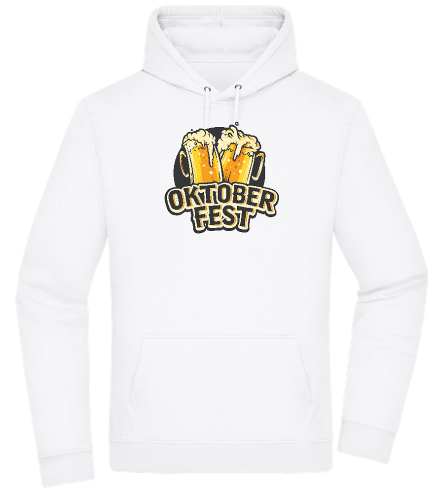 Oktoberfest Beers Design - Premium Essential Unisex Hoodie_WHITE_front