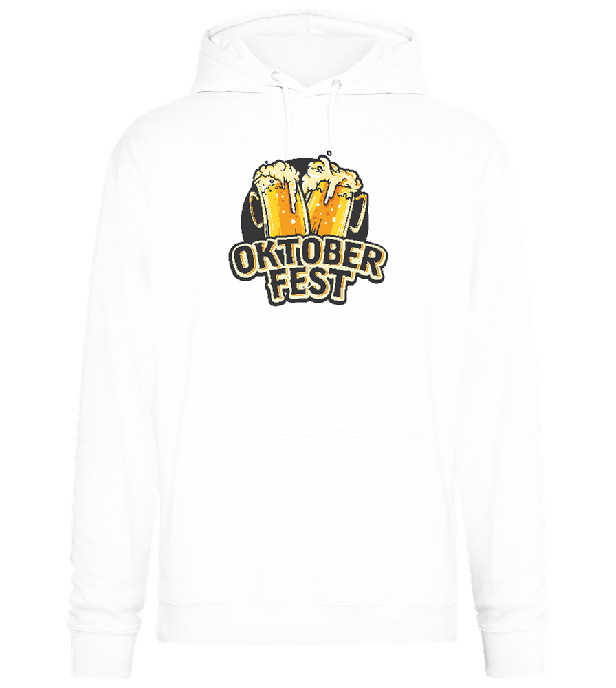 Oktoberfest Beers Design - Premium Essential Unisex Hoodie_WHITE_front