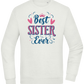 Best Sister Ever Design - Comfort Essential Unisex Sweater_CREAMY GREEN_front