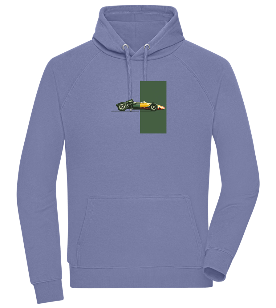 Retro F1 Design - Comfort unisex hoodie_BLUE_front