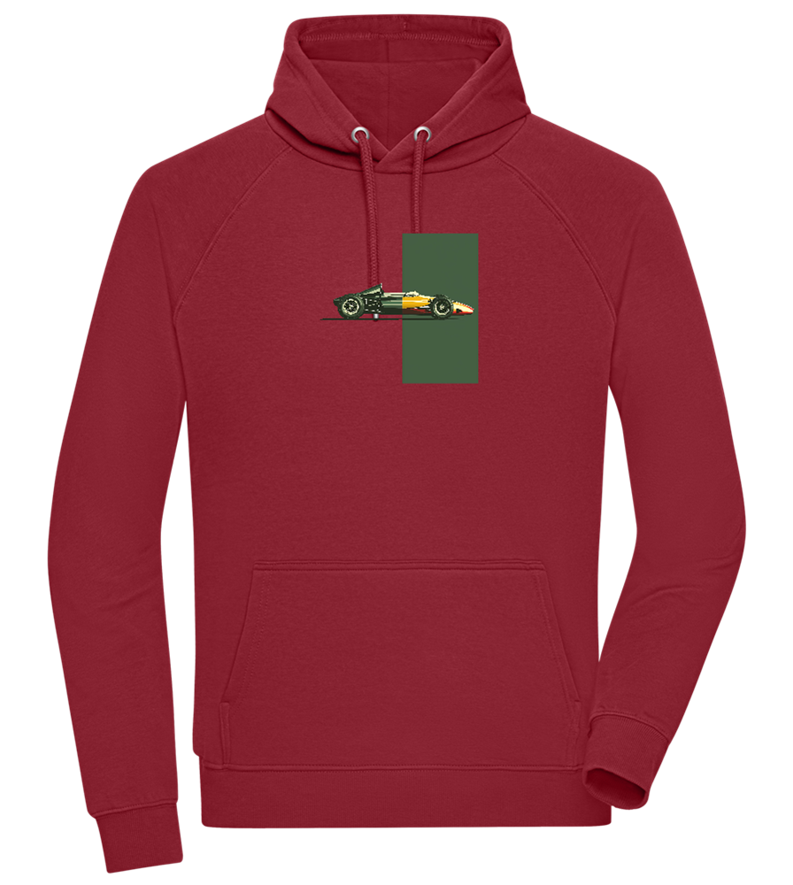 Retro F1 Design - Comfort unisex hoodie_BORDEAUX_front