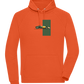 Retro F1 Design - Comfort unisex hoodie_BURNT ORANGE_front