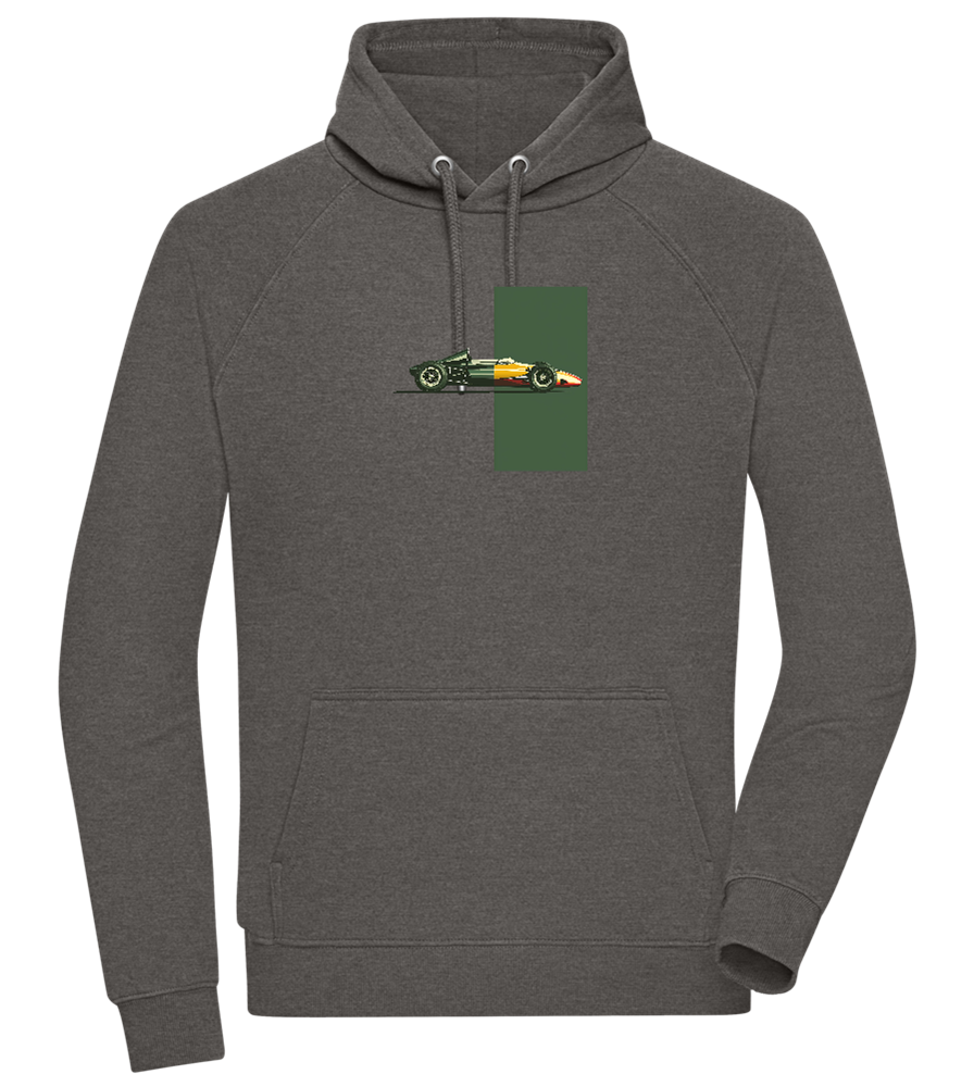 Retro F1 Design - Comfort unisex hoodie_CHARCOAL CHIN_front