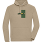 Retro F1 Design - Comfort unisex hoodie_KHAKI_front