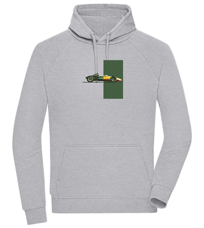 Retro F1 Design - Comfort unisex hoodie_ORION GREY II_front