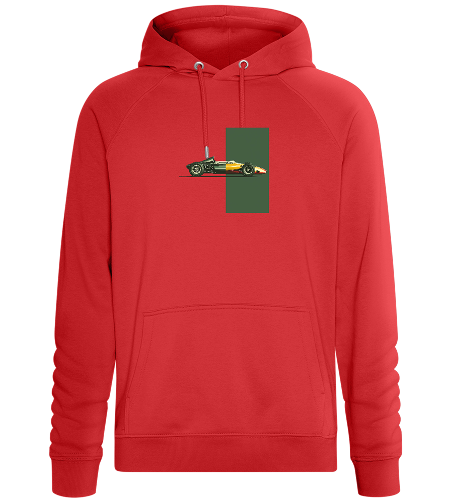 Retro F1 Design - Comfort unisex hoodie_RED_front