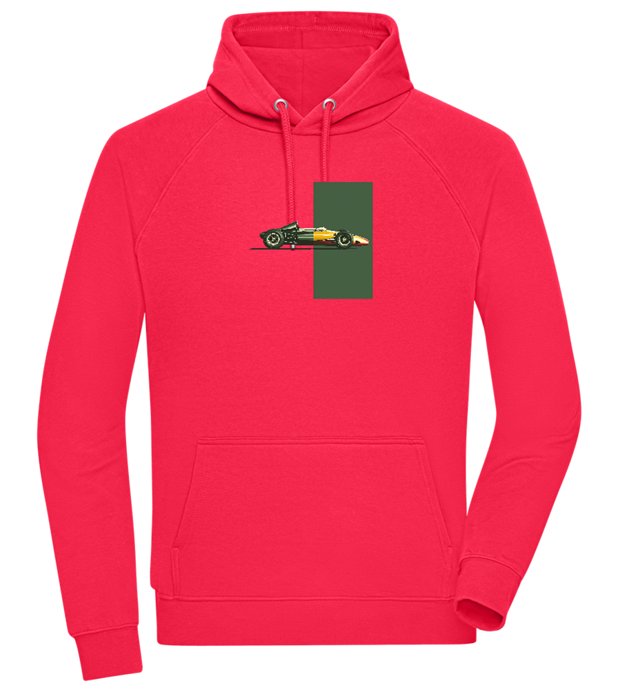 Retro F1 Design - Comfort unisex hoodie_RED_front