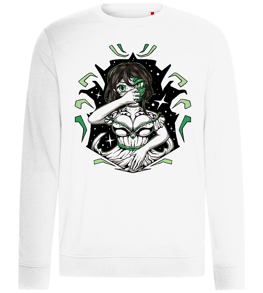 Monster Girl Design - Comfort unisex sweater_WHITE_front