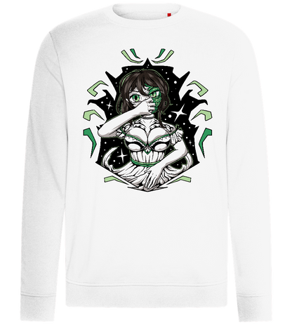 Monster Girl Design - Comfort unisex sweater_WHITE_front