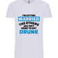 Only Here To Get Drunk Design - Comfort Unisex T-Shirt_LILAK_front