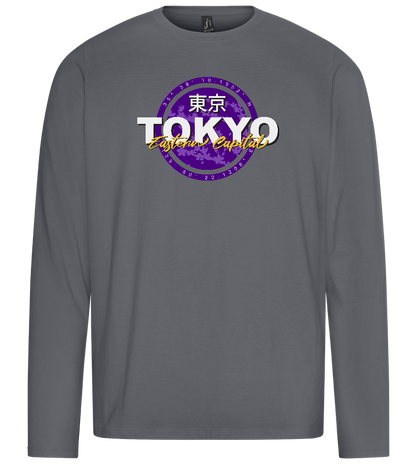 Eastern Capital Design - Premium men's long sleeve t-shirt_MOUSE GREY_front