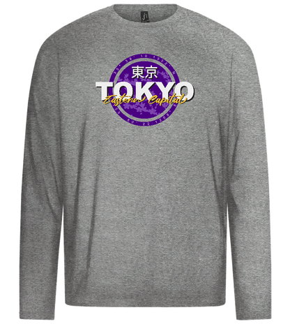 Eastern Capital Design - Premium men's long sleeve t-shirt_ORION GREY_front