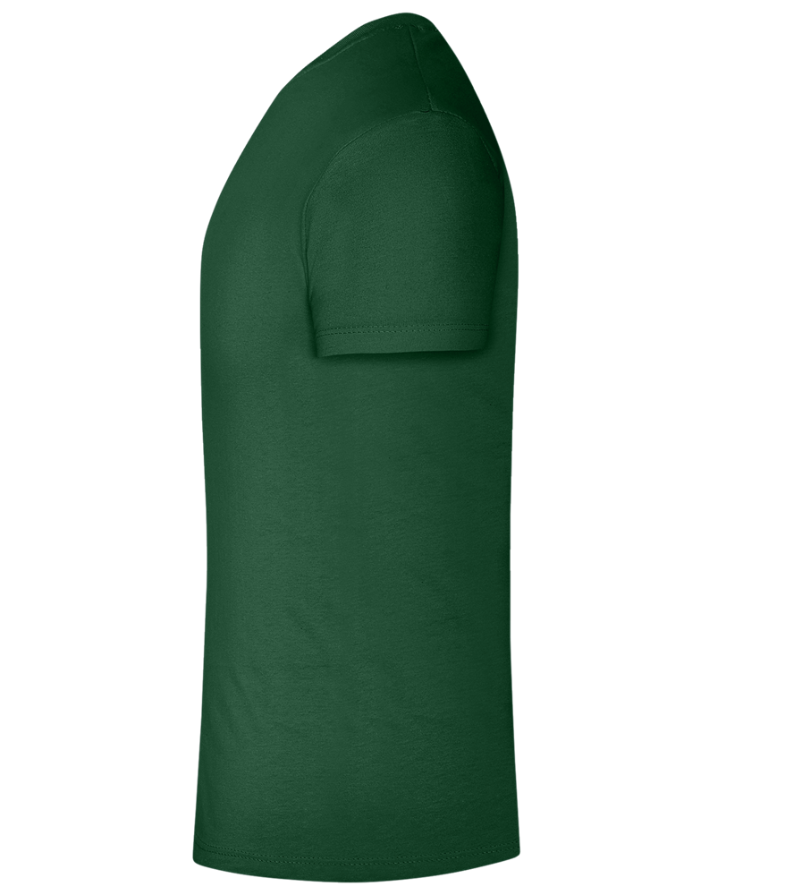 Fluent in Irony Design - Basic men's t-shirt_GREEN BOTTLE_left