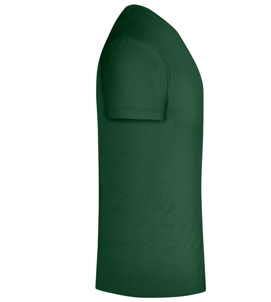 Fluent in Irony Design - Basic men's t-shirt_GREEN BOTTLE_right