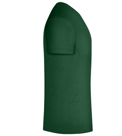 Fluent in Irony Design - Basic men's t-shirt_GREEN BOTTLE_right