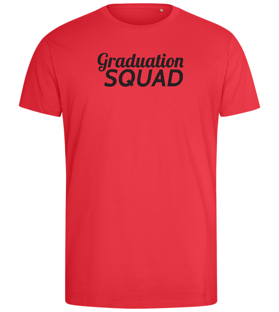 Graduation Squad Design - Comfort men's fitted t-shirt_BRIGHT RED_front