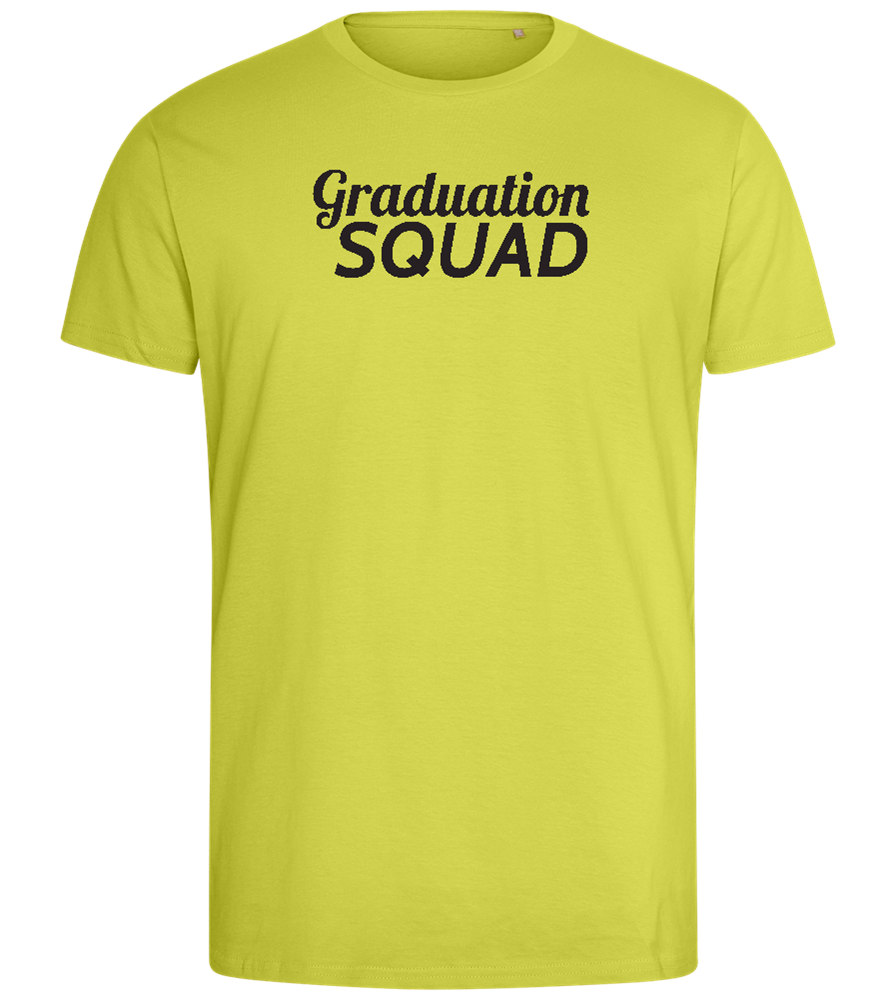 Graduation Squad Design - Comfort men's fitted t-shirt_GREEN APPLE_front