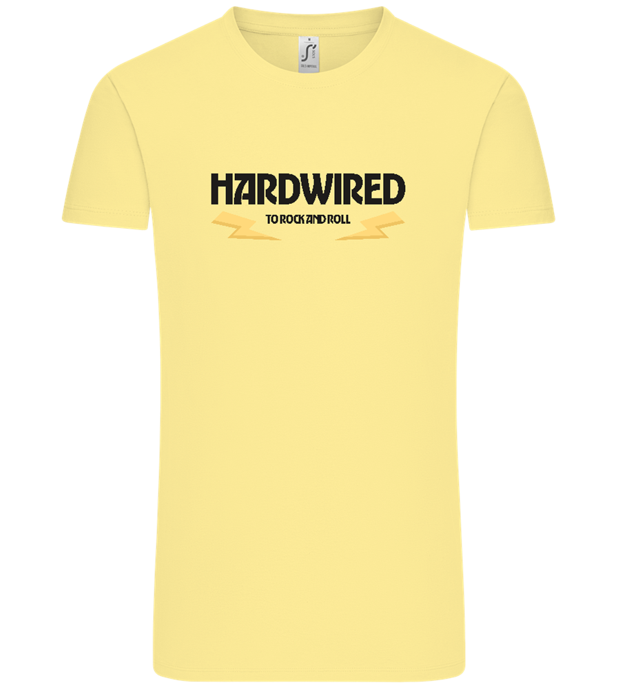 Hardwired Design - Comfort Unisex T-Shirt_AMARELO CLARO_front