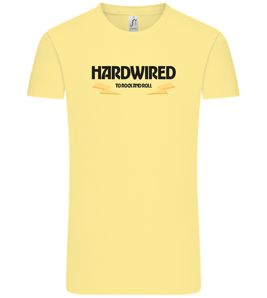 Hardwired Design - Comfort Unisex T-Shirt_AMARELO CLARO_front