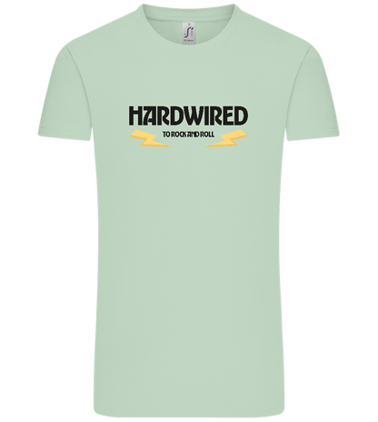 Hardwired Design - Comfort Unisex T-Shirt_ICE GREEN_front