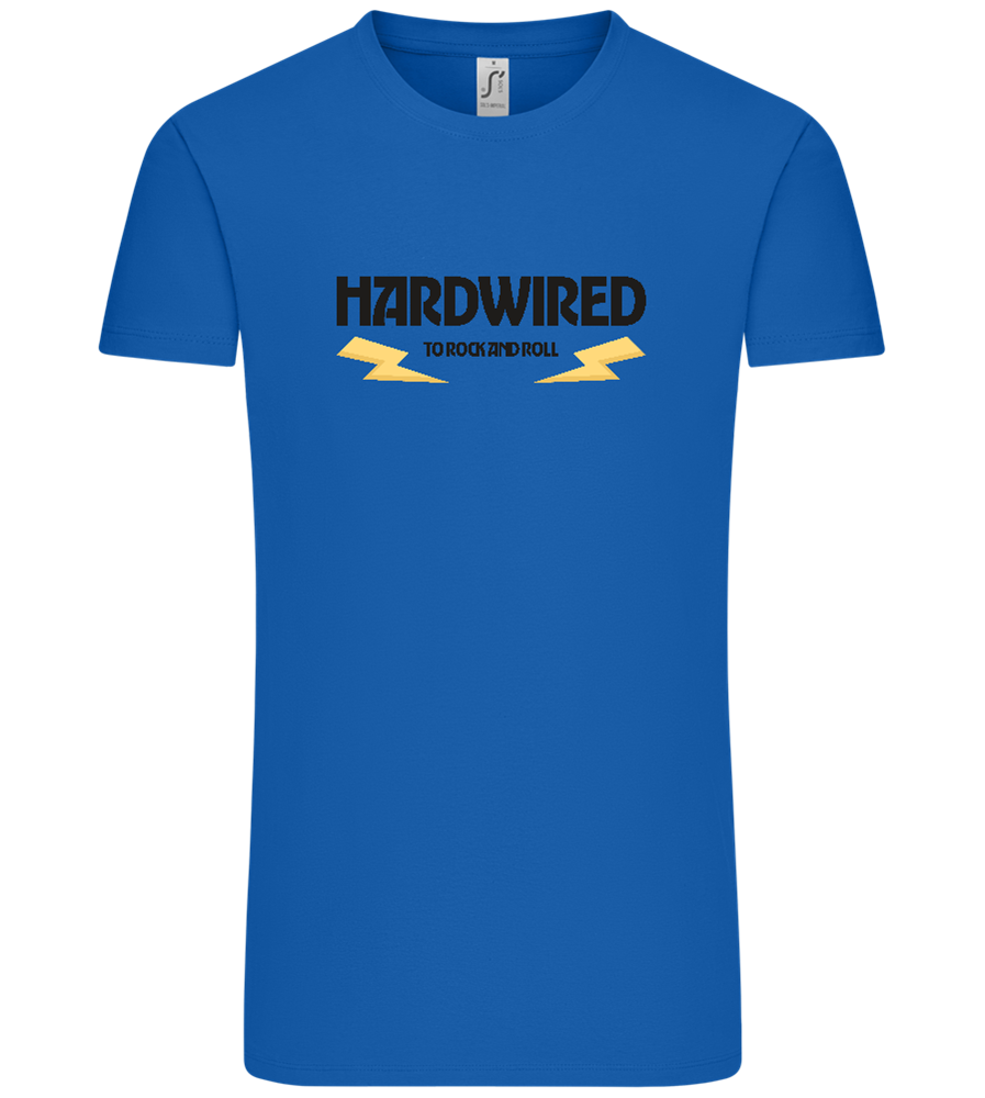 Hardwired Design - Comfort Unisex T-Shirt_ROYAL_front