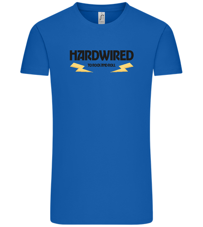 Hardwired Design - Comfort Unisex T-Shirt_ROYAL_front