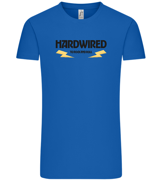 Hardwired Design - Comfort Unisex T-Shirt_ROYAL_front