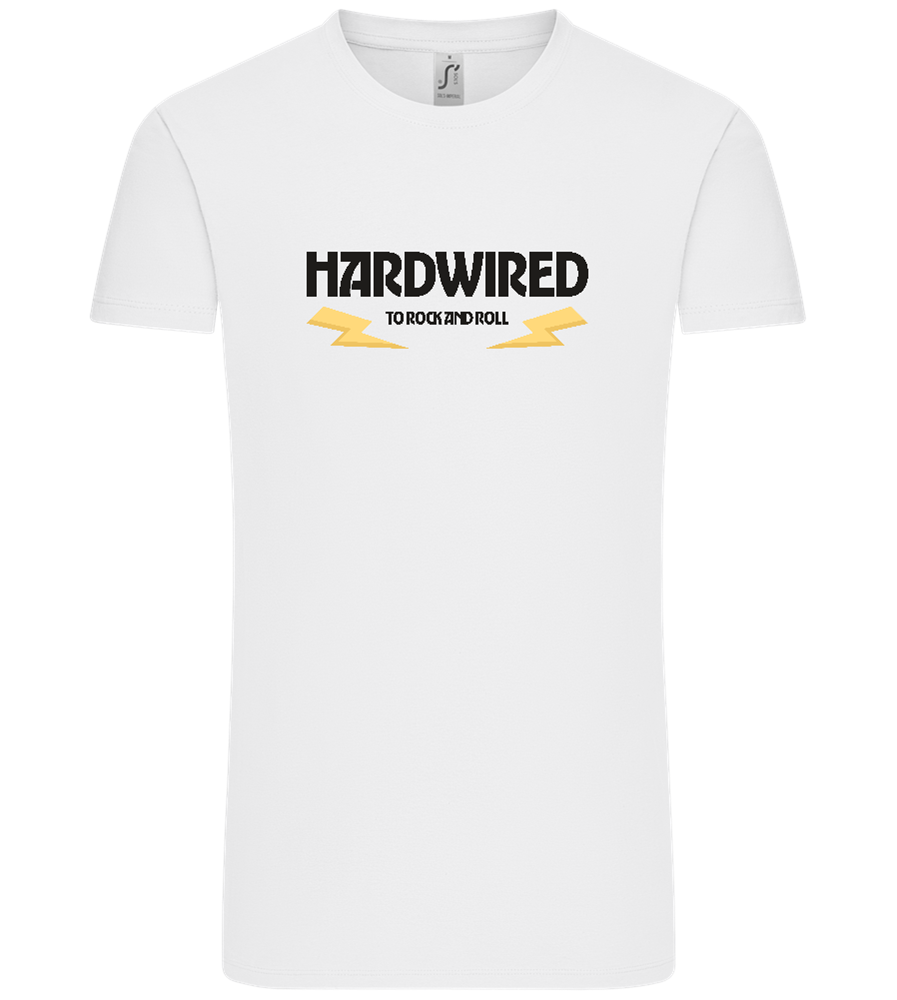 Hardwired Design - Comfort Unisex T-Shirt_WHITE_front