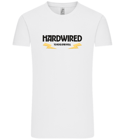 Hardwired Design - Comfort Unisex T-Shirt_WHITE_front