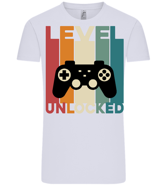 Level Unlocked Game Controller Design - Comfort Unisex T-Shirt_LILAK_front