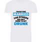 Only Here To Get Drunk Design - Basic Unisex T-Shirt_WHITE_front