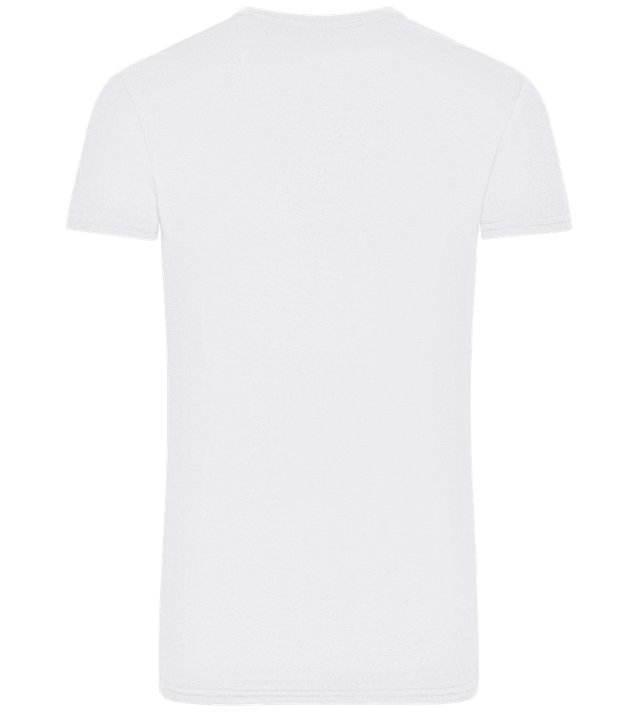 Only Here To Get Drunk Design - Basic Unisex T-Shirt_WHITE_back