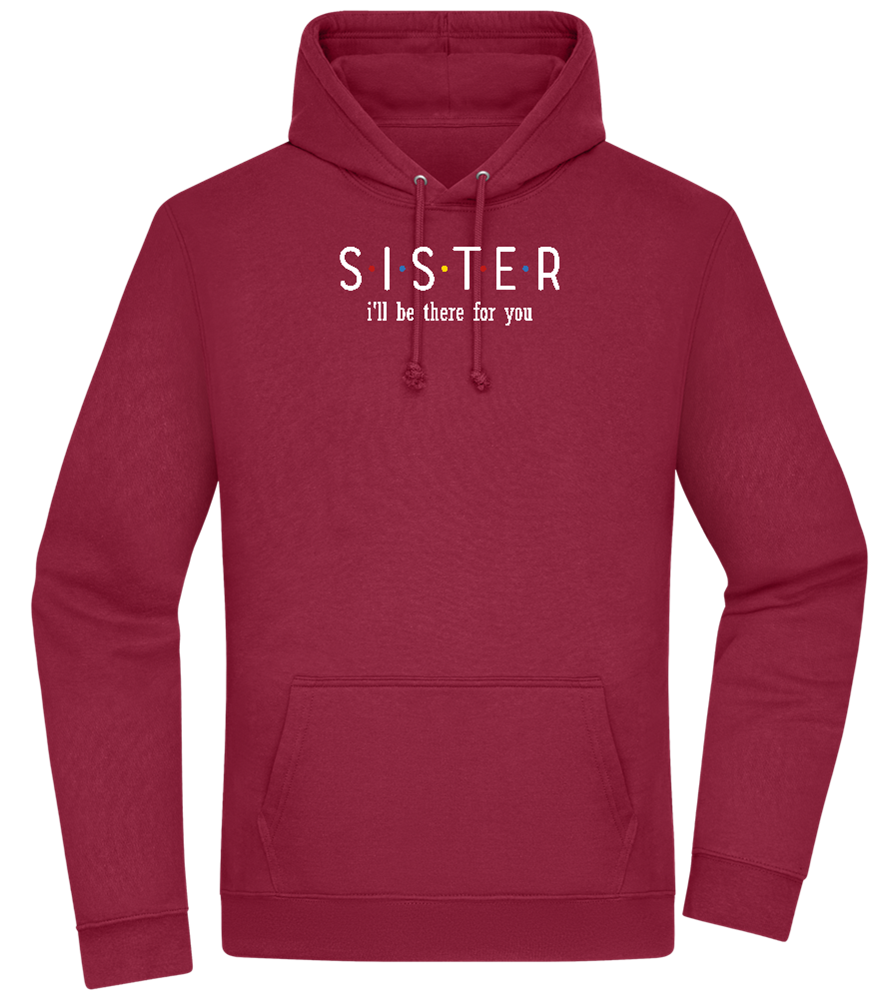 Sister Design - Premium Essential Unisex Hoodie_BORDEAUX_front