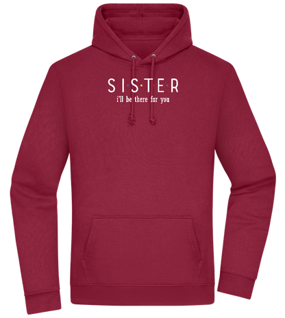 Sister Design - Premium Essential Unisex Hoodie_BORDEAUX_front