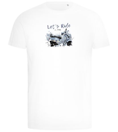 Lets Ride Design - Comfort men's t-shirt_WHITE_front