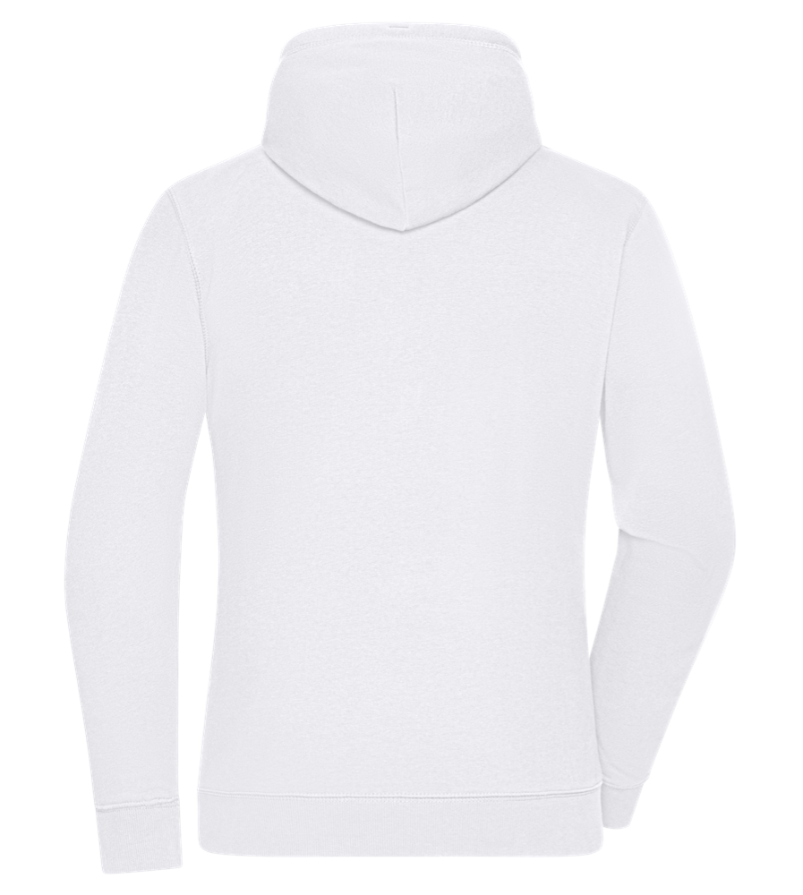 Cause For Weight Gain Design - Premium women's hoodie_WHITE_back