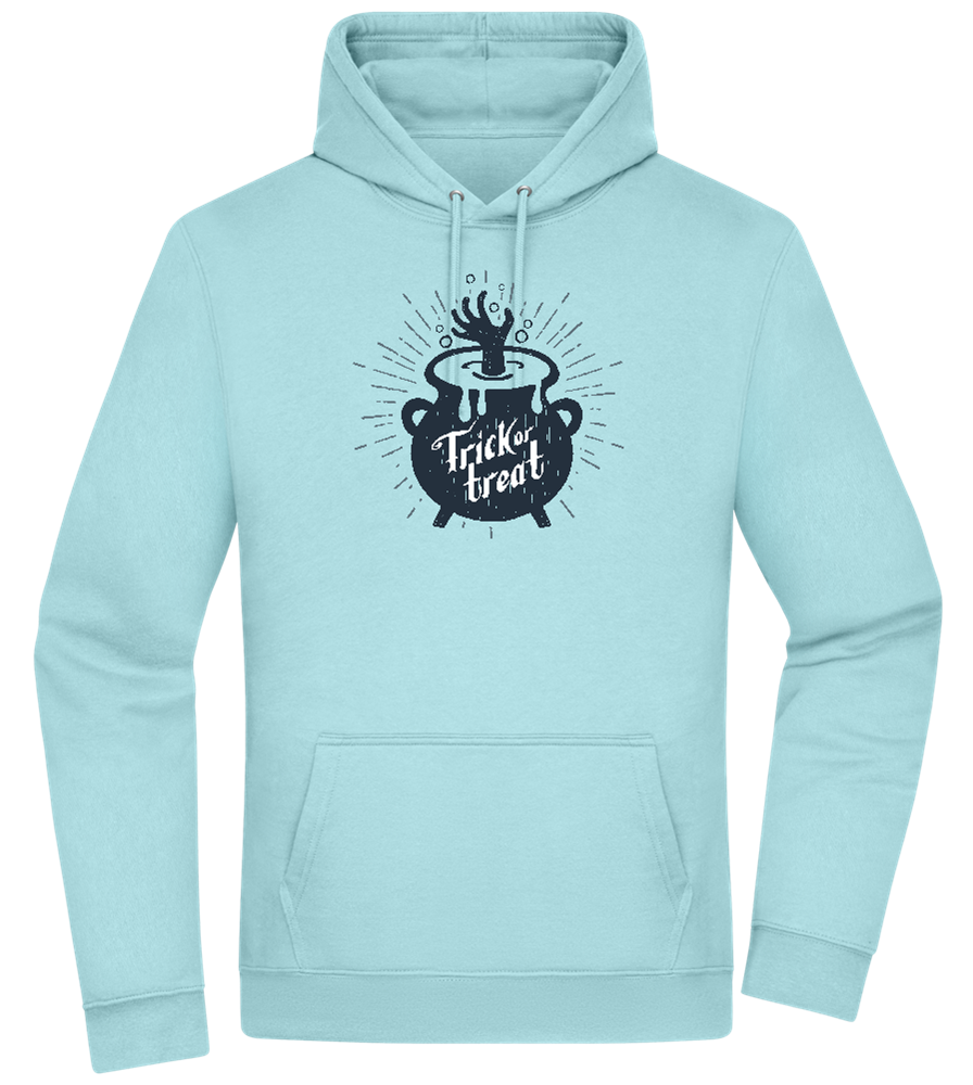 Trick Treat Design - Premium Essential Unisex Hoodie_POOL BLUE_front